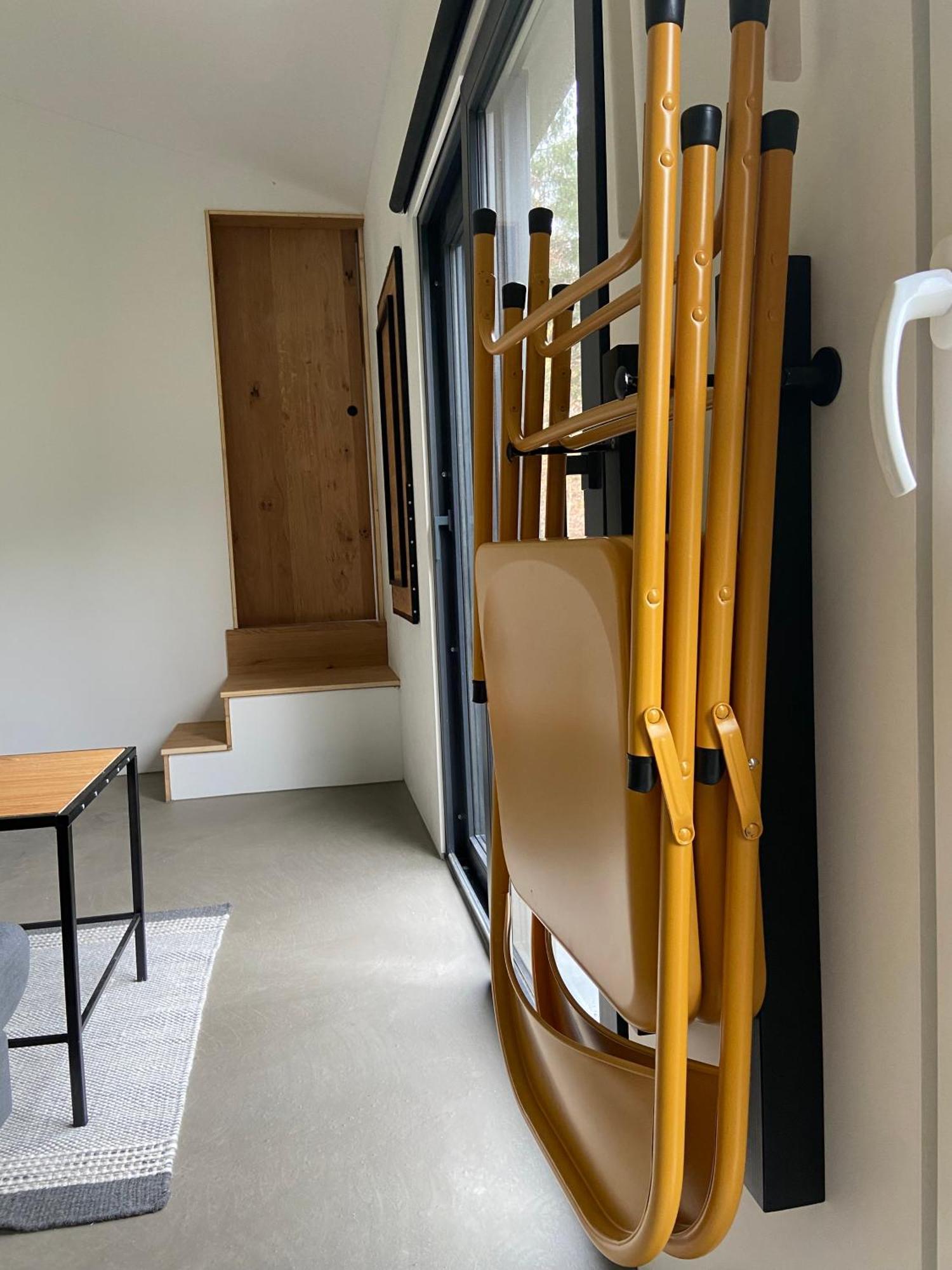 Modernes Tinyhouse Trailer Cabins Am Waldrand - Mit Seezugang เอกิง ภายนอก รูปภาพ